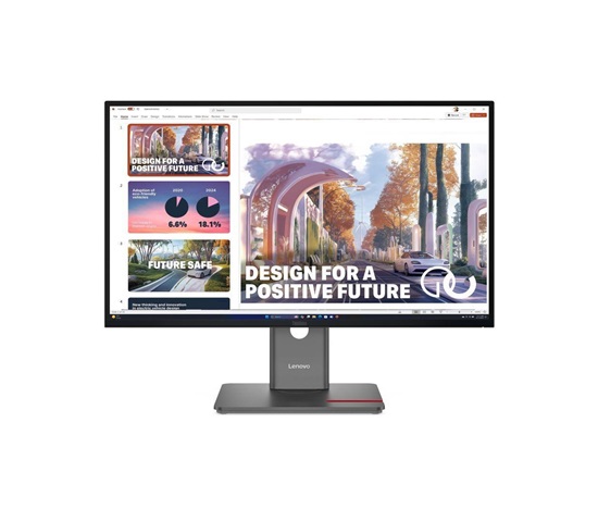 LENOVO LCD P27QD-40 - 27",ECO-IPS,16:9,2560x1440,120Hz,350cd/m2,1500:1,4ms(GtG),HDMI,DP,DPout,DC,USBHub,USB-C,RJ45,Pivot