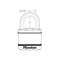 Master Lock Mosazný visací zámek -  Excell - 64mm