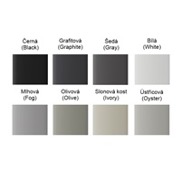 Ajax  CenterButton (1-gang) vertical - Středové tlačítko, vertikální instalace, slonová kost