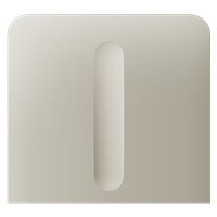 Ajax  SideButton (Dimmer) vertical - Boční kryt stmívatelného tlačítka, vertikální instalace, slonovinová kost