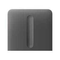 Ajax  SideButton (Dimmer) vertical - Boční kryt stmívatelného tlačítka, vertikální instalace, šedá