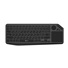 C-TECH Klávesnice WLTK-02, Bezdrátová, Touchpad, černá