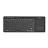 C-TECH Klávesnice WLTK-03, Bezdrátová, Touchpad, černá