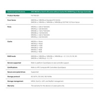HPE MR216i-p Gen11 16 Internal Lanes/No Cache SPDM PCI Plug-in Storage Controller (raid 0,1,10 only)