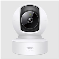 TP-Link Tapo C222 domácí-indoor kamera, (4MP, 2K QHD 1440p, IR 12m, WiFi, 1x100Mb/s, micro SD card)