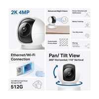 TP-Link Tapo C222 domácí-indoor kamera, (4MP, 2K QHD 1440p, IR 12m, WiFi, 1x100Mb/s, micro SD card)