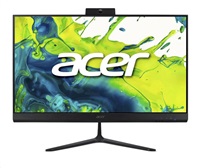 ACER PC AiO Aspire C24-2G_LubC5120U_65W,Core5 120U,23.8" FHD,8GB,512GB SSD,UHD,W11 Pro,Black