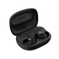 HP Renew Poly Voyager Free 20 Black Earbuds +Basic Charge Case