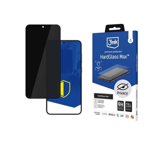 3mk tvrzené sklo HardGlass Max Privacy Black pro Samsung Galaxy S24/S25