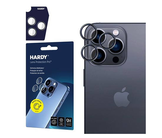 3mk Lens Protection Pro Black (ME) pro Apple iPhone 16 Pro /16 Pro Max