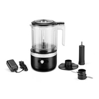 KitchenAid kuchyňský robot, bezdrátový, 2 různé rychlosti, Li-Ion baterie, černá