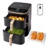 BAZAR - Cosori Turbo Tower Pro chytrá horkovzdušná fritéza 10,8l černá - Poškozený obal (Komplet)