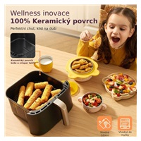 BAZAR - Cosori Turbo Tower Pro chytrá horkovzdušná fritéza 10,8l černá - Poškozený obal (Komplet)