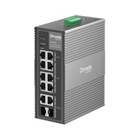 TP-Link OMADA průmyslový switch IES210GPP (8xGbE,2xGbE/SFPcombo,6xPoE+,2xPoE++,240W,DIN,IP40,fanless)