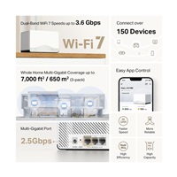 MERCUSYS Halo H27BE(2-pack) WiFi7 Mesh (BE3600,2,4GHz/5GHz,1x2,5GbELAN/WAN,2xGbELAN/WAN)