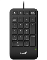 GENIUS Numerická klávesnice NumPad 125, Drátová USB-C, černá