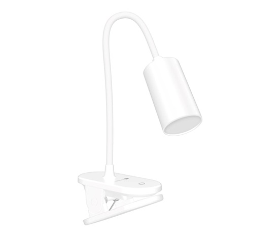 CONNECT IT Stolní LED lampa CLIP 2 s klipem, bílá
