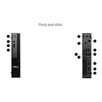 DELL PC Pro Micro QCM1255/TPM/AMD Ryzen 5 PRO 8500GE/16GB/512GB SSD/65W/WLAN/Kb/Mouse/W11 Pro/3Y PS NBD