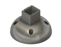 TP-LINK držák pro kamery Tapo C500/C510W/C520WS/C530WS pro montáž na vruty do polystyrenu, bílý s krytkou kabelů (1ks)