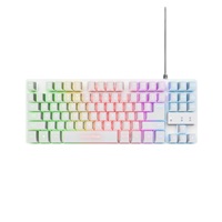 TRUST Sada klávesnice + myš + mousepad GXT 794W 3v1 Gaming Bundle, bílá