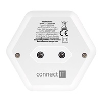 CONNECT IT Noční LED světlo Sparkle 2 Sensor, teplé světlo, bílá