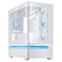ASUS Case AP202 PRIME CASE, mATX, Průhledná bočnice, 3x 120mm ARGB Fan, bílá