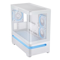 ASUS Case AP202 PRIME CASE, mATX, Průhledná bočnice, 3x 120mm ARGB Fan, bílá