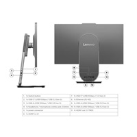 LENOVO PC Yoga AIO 27IAH10 - Core Ultra 5 125H,  27" QHD IPS,16GB,1TSSD,HDMI,Intel Arc,W11H,3YPremium