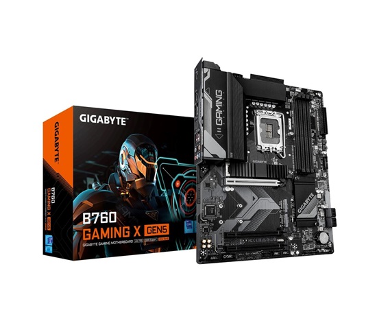 GIGABYTE MB Sc LGA1700 B760 GAMING X GEN5, Intel B760, 4xDDR5, 1xDP, 1xHDMI