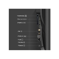 CHiQ L40QST TV 40", QLED, Full HD, Google TV, Frameless, Dolby Audio, dbx-tv, HDR 10