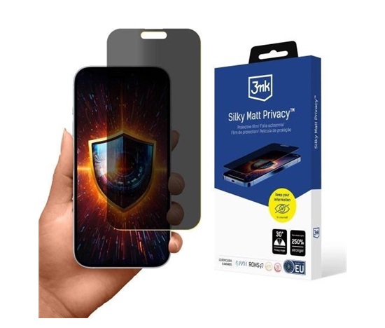 3mk ochranná folie Silky Matt Privacy pro Apple iPhone 17 Pro Max