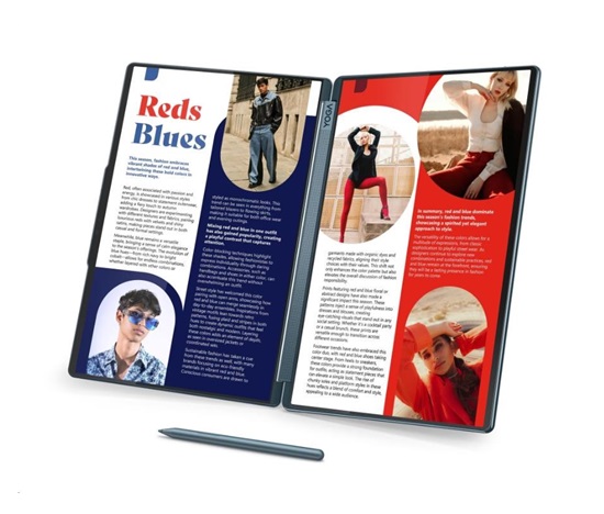 LENOVO NTB Yoga Book 9 14IAH10 - Ultra 7 255H,2x 14" 2.8K WQXGA+ OLED,32GB,1TSSD,USB-C,Intel Arc 140T,W11P,3Y Premium