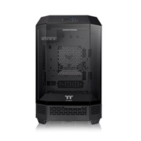 THERMAL TAKE Case The Tower 300, mATX, Průhledná bočnice, 2x 140mm Fan, černá
