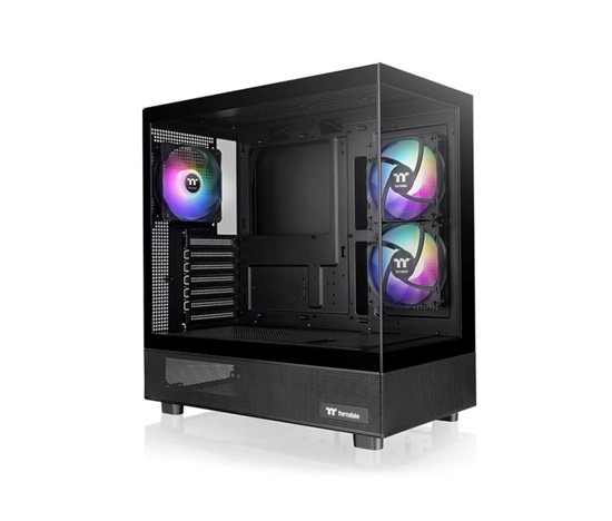 THERMALTAKE Case View 270 Plus TG ARGB, ATX, Průhledná bočnice, 3x 120mm ARGB Fan, černá