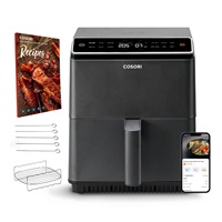 Cosori Dual Blaze 6.4L SMART horkovzdušná  fritéza + 5x špíz a gril. rošt, černá