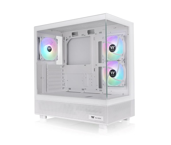 THERMALTAKE Case View 270 Plus TG ARGB, ATX, Průhledná bočnice, 3x 120mm ARGB Fan, bílá