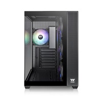 THERMALTAKE Case View 380 TG ARGB, ATX, Průhledná bočnice, 4x 120mm ARGB Fan, černá