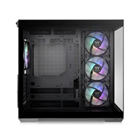 THERMALTAKE Case View 380 TG ARGB, ATX, Průhledná bočnice, 4x 120mm ARGB Fan, černá
