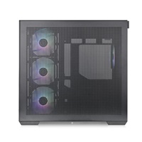 THERMALTAKE Case View 380 TG ARGB, ATX, Průhledná bočnice, 4x 120mm ARGB Fan, černá