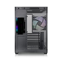 THERMALTAKE Case View 380 TG ARGB, ATX, Průhledná bočnice, 4x 120mm ARGB Fan, černá