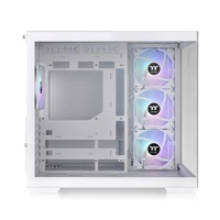THERMALTAKE Case View 380 TG ARGB, ATX, Průhledná bočnice, 4x 120mm ARGB Fan, bílá