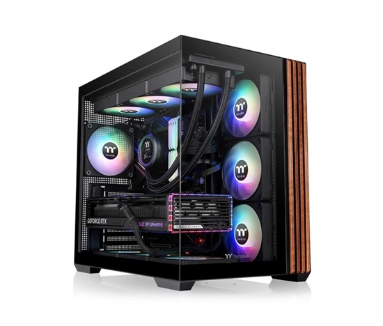 THERMALTAKE Case View 380 WS ARGB, Průhledná bočnice, černá