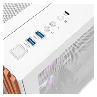 THERMALTAKE Case View 380 WS ARGB, Průhledná bočnice, bílá