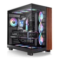 THERMALTAKE Case View 380 XL WS ARGB, Průhledná bočnice, černá