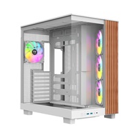 THERMALTAKE Case View 380 XL WS ARGB, Průhledná bočnice, bílá