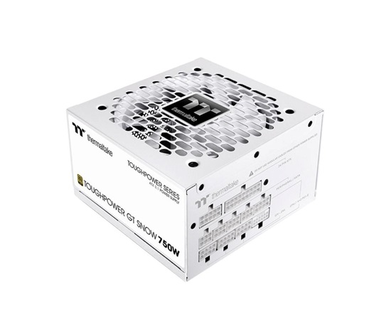 THERMALTAKE zdroj 750W Toughpower GT, 120mm, Plně modulární, 80+ Gold, bílá