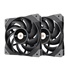 THERMAL TAKE Ventilátor Toughfan 12 2-Pack, 2x120mm, černá