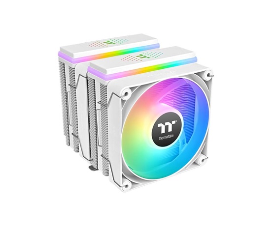 THERMAL TAKE Chladič CPU Astria 600 ARGB, 2x120mm, LGA1851, AM5, bílá