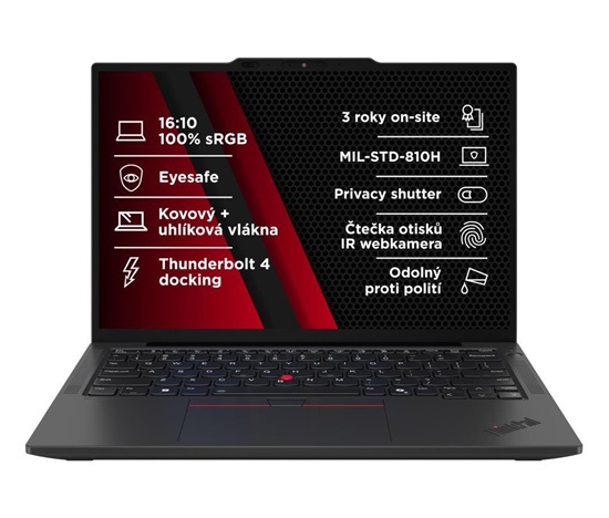 LENOVO NTB ThinkPad X13 G6 - Ultra5 225U,13.3" WUXGA,16GB,512SSD,5MP+IRcam,W11P