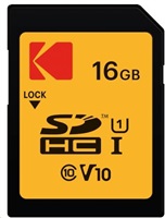Kodak paměťová SD karta 16GB UHS-I U1 V10 Premium